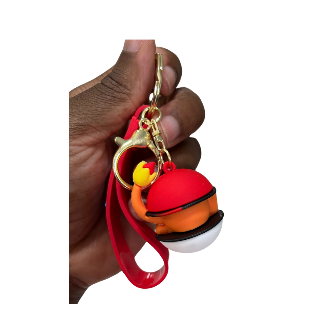 Cute & cool Pokémon keychain for boys and girls - peek a boo collection - Charmander