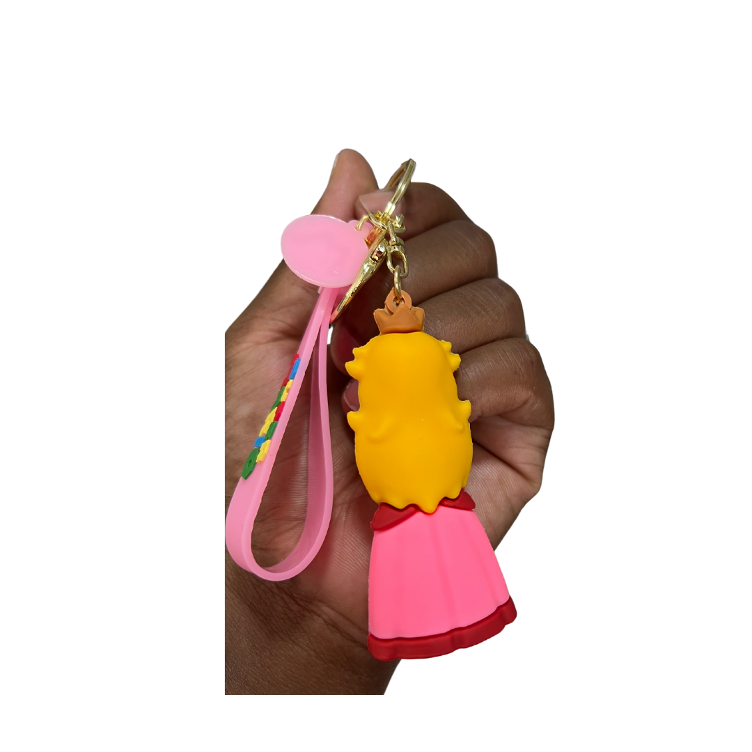 Classic Super Mario Keychains - Must-Have Gift & Collectibles Accessories for Fans - Princess Peaches