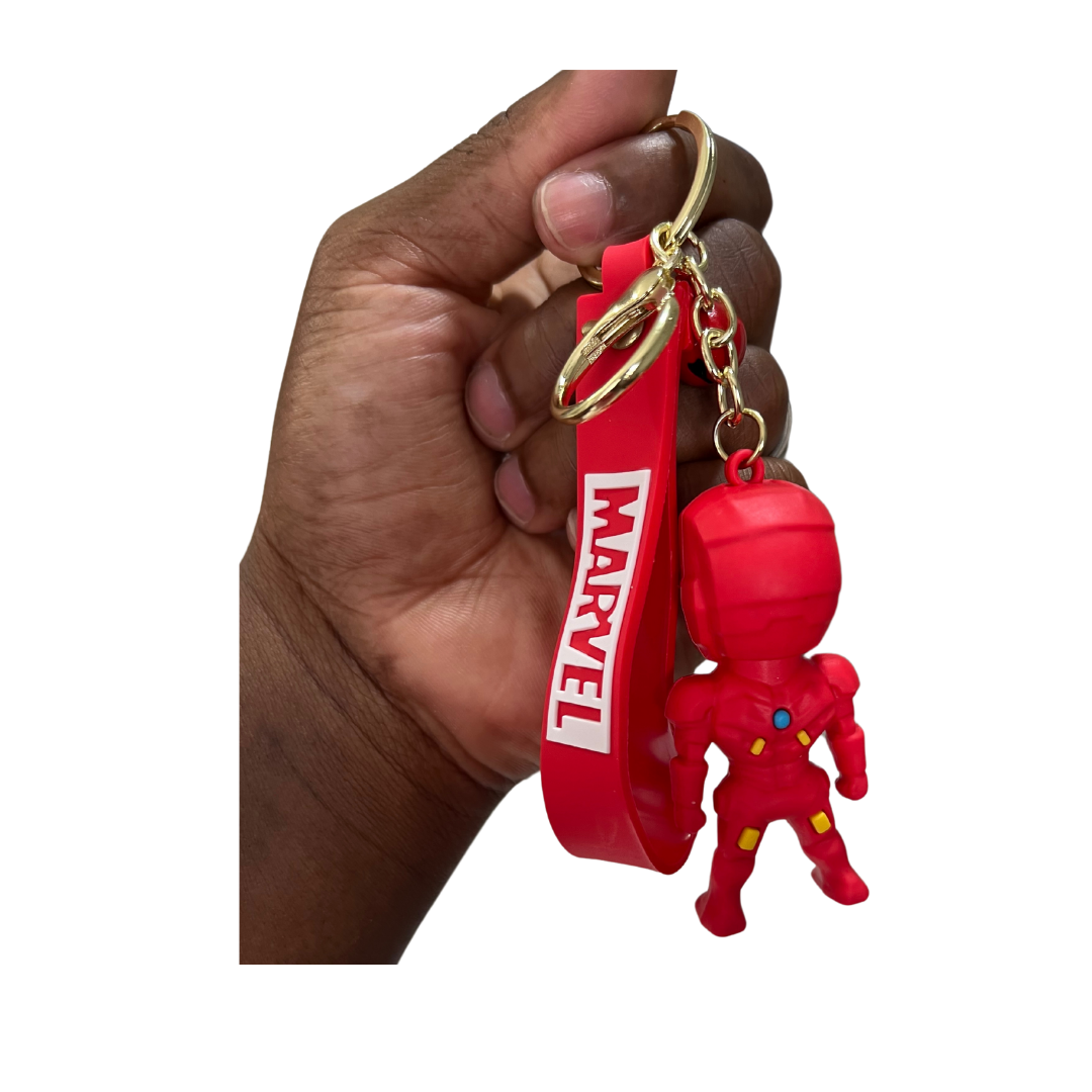 Epic Marvel Character Keychains - Collectible Accessories for Superhero Fans - Iron Man