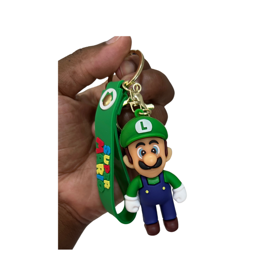 Classic Super Mario Keychains - Must-Have Gift & Collectibles Accessories  for Fans - Luigi