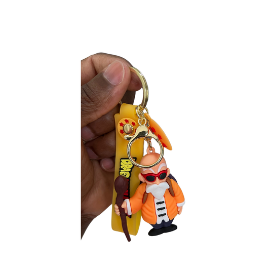 Epic Dragon Ball Z Keychains - Cool Accessories & Gift idea for DBZ Fans - Master Roshi