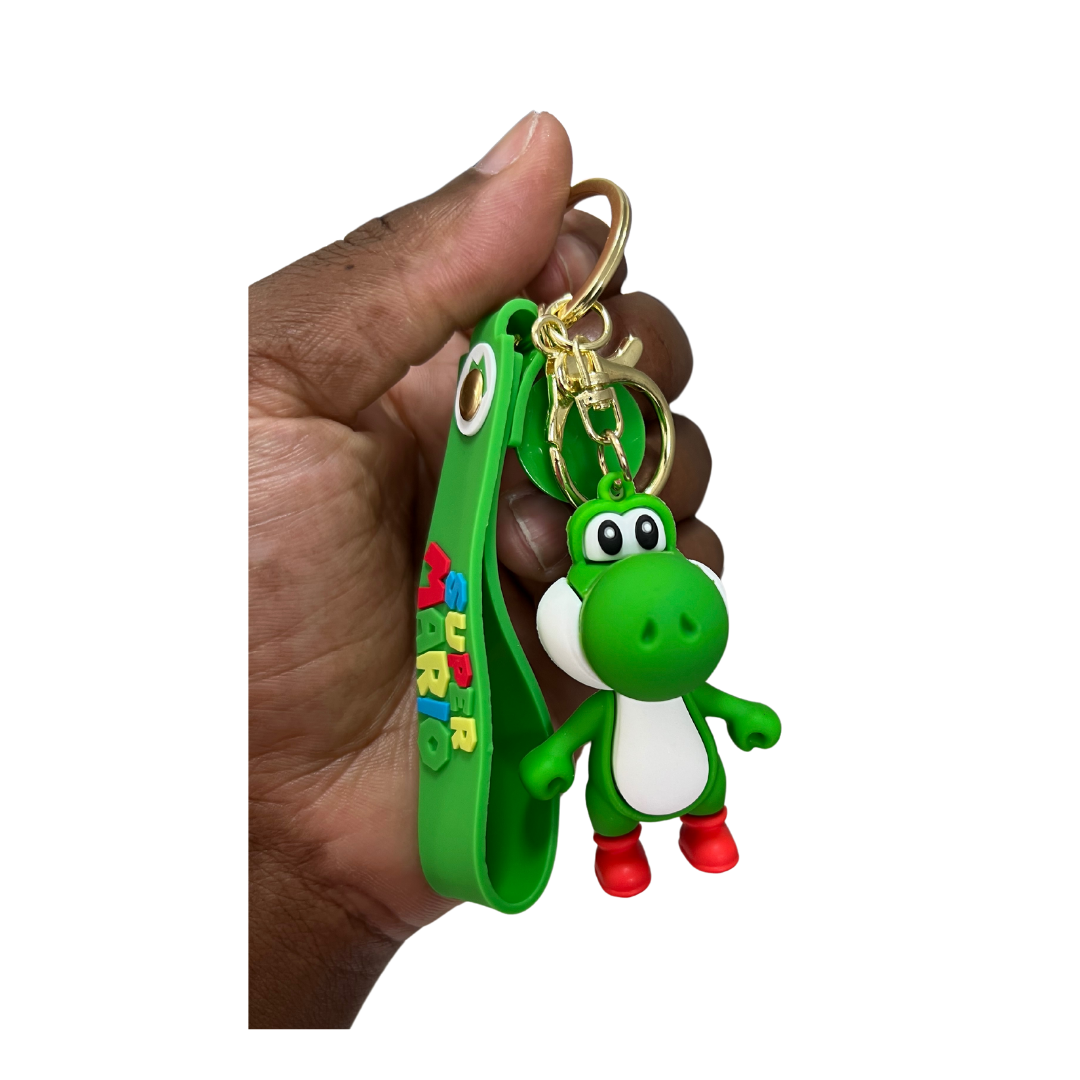 Classic Super Mario Keychains - Must-Have Gift & Collectibles Accessories  for Fans - Yoshi