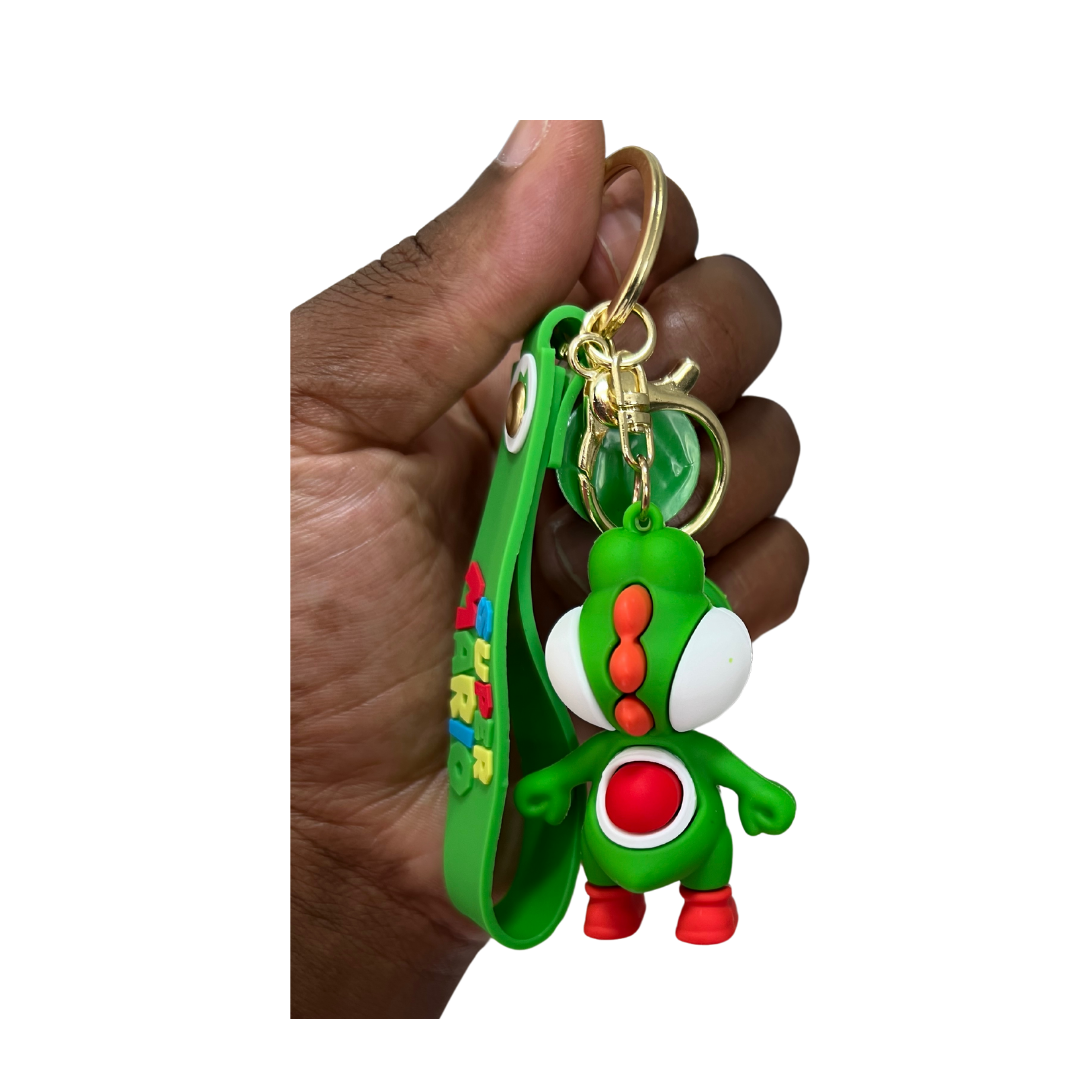 Classic Super Mario Keychains - Must-Have Gift & Collectibles Accessories  for Fans - Yoshi