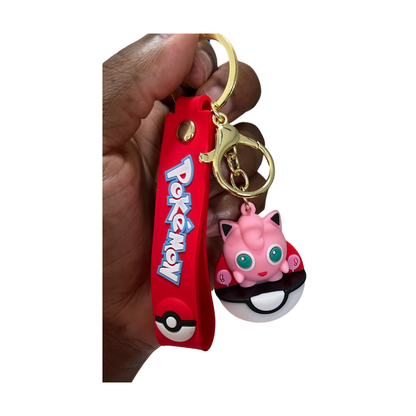 Cute & cool Pokémon keychain for boys and girls - peek a boo collection - Jigglypuff