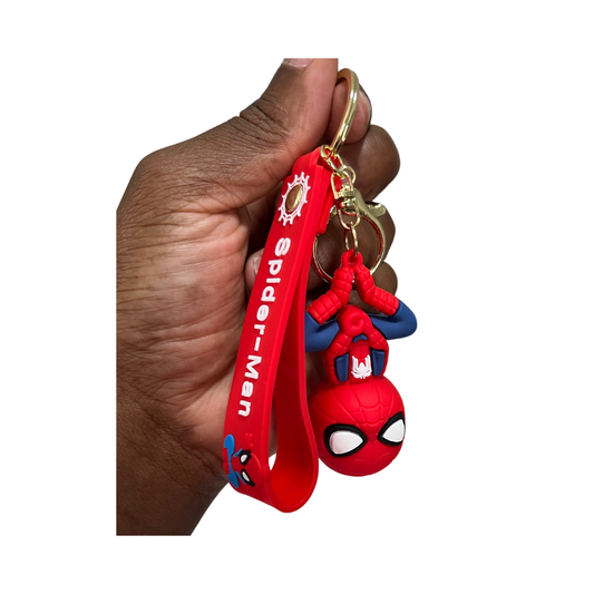 Epic Marvel Character Keychains - Collectible Accessories for Superhero Fans - Spiderman Chilling