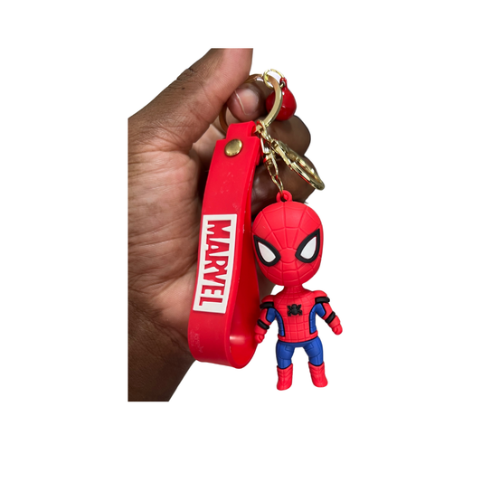 Epic Marvel Character Keychains - Collectible Accessories for Superhero Fans - Spiderman Standing