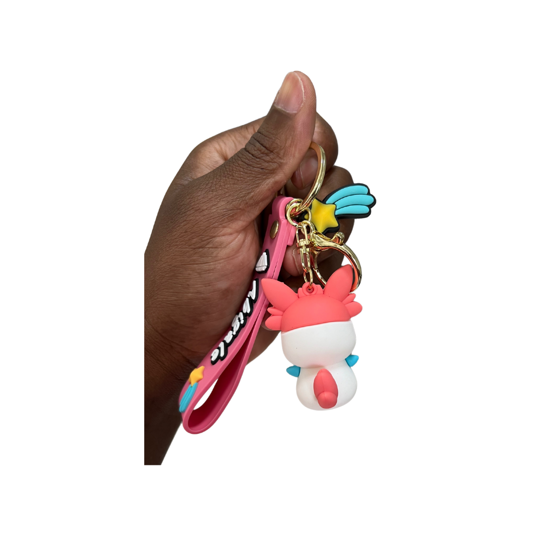 Pokémon Fan Favorites: Popular Eevee Evolution Keychains - Collectible Accessories for Fans