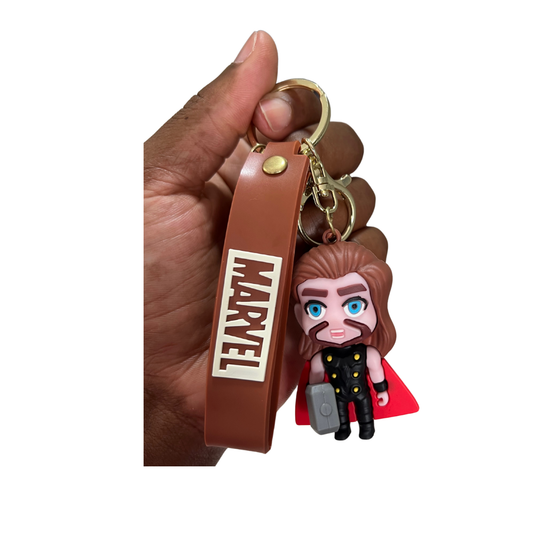 Epic Marvel Character Keychains - Collectible Accessories for Superhero Fans - Thor