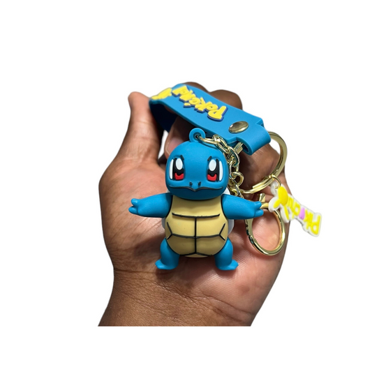 Iconic Pokémon Starter Trio Keychains – Charmander, Bulbasaur, Squirtle! -Great gift for Fans